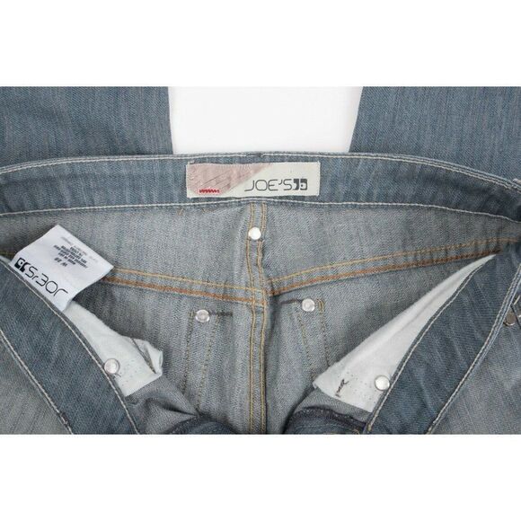 Joe's Jeans Womens GAL Jeans Sz 28 x 30 Gray Blue Bootcut Top Stitching Denim - Picture 7 of 8